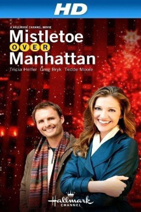 Mistletoe Over Manhattan Poster