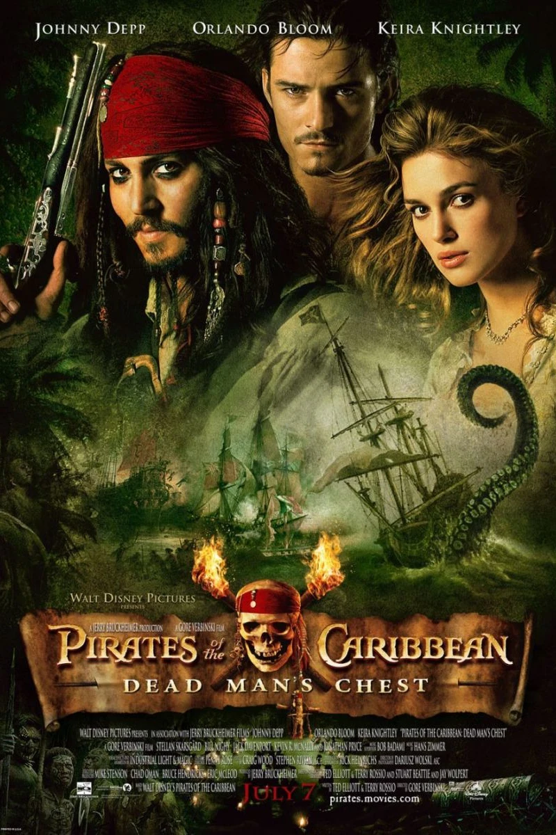 Pirates Of The Caribbean 2 - Dead Man's Chest Poster