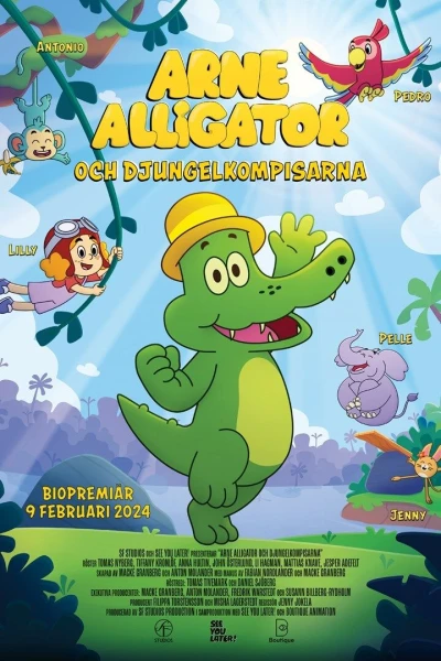 Arne Alligator och djungelkompisarna