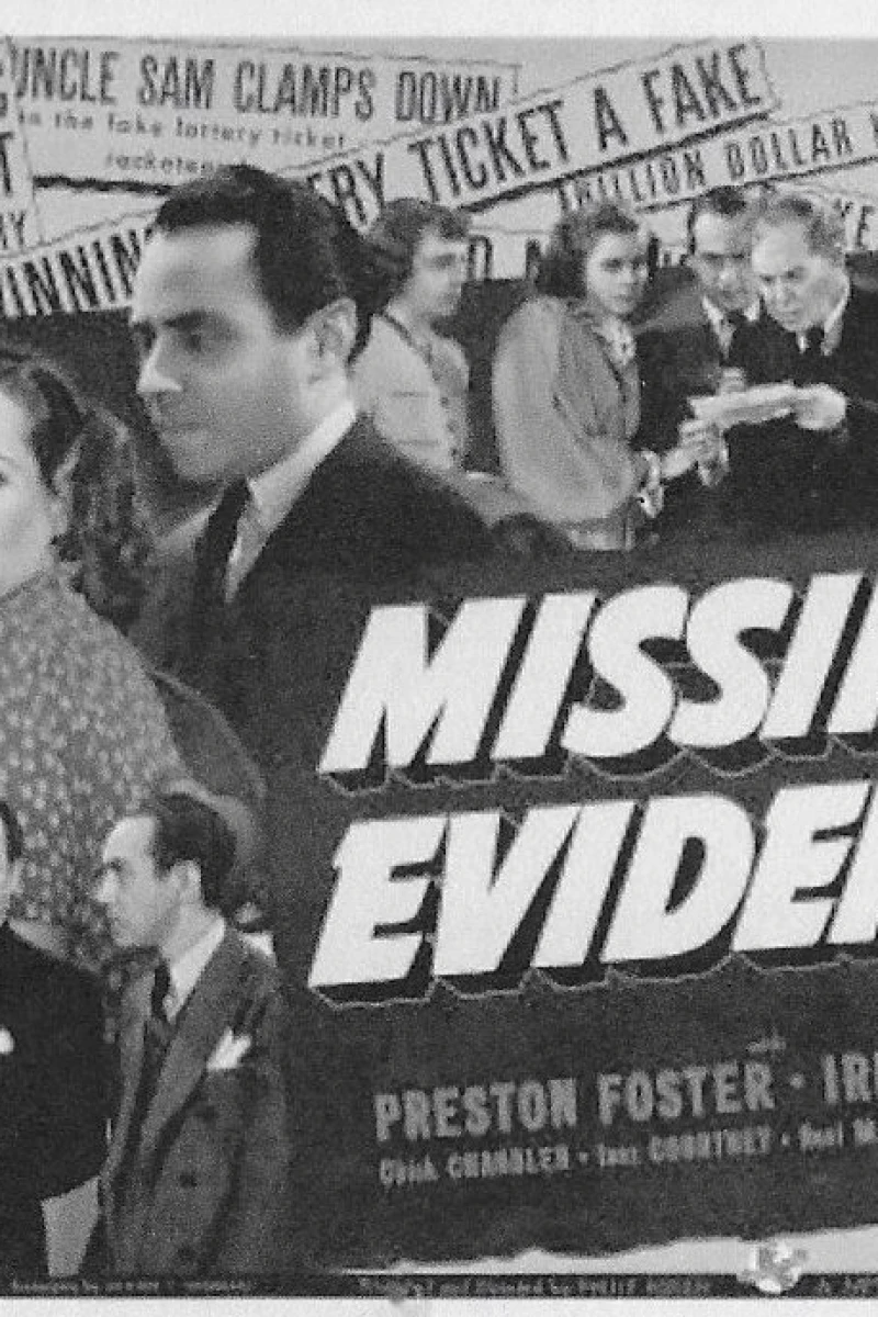 Missing Evidence Poster