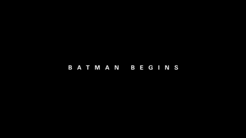 Batman Begins Title Card