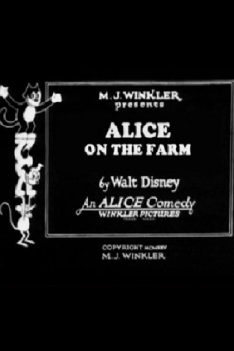 Alice on the Farm Poster