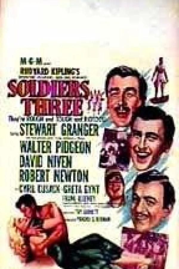Soldiers Three Poster