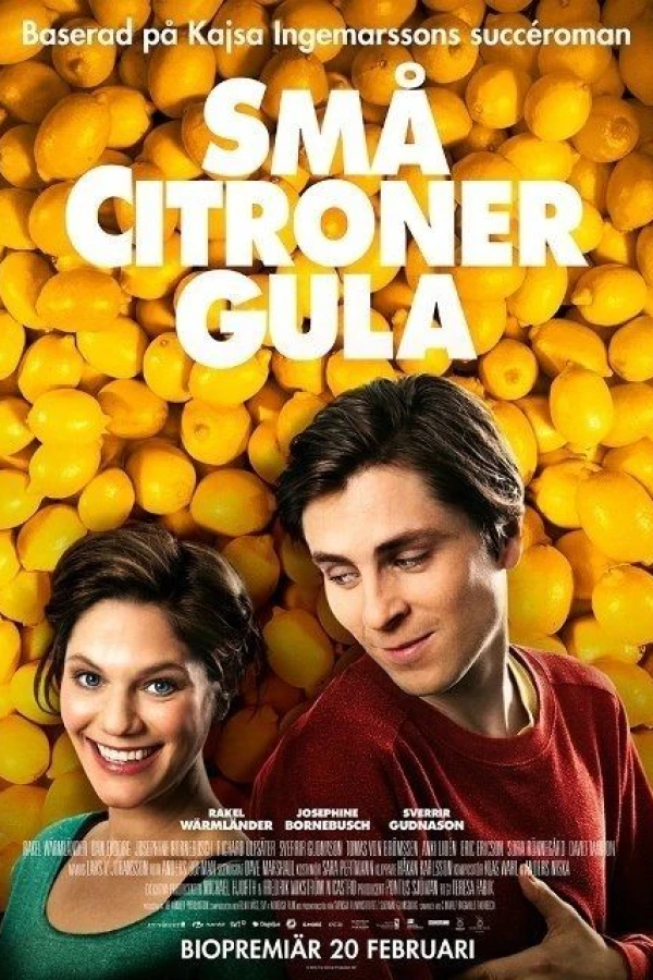 Små citroner gula Poster