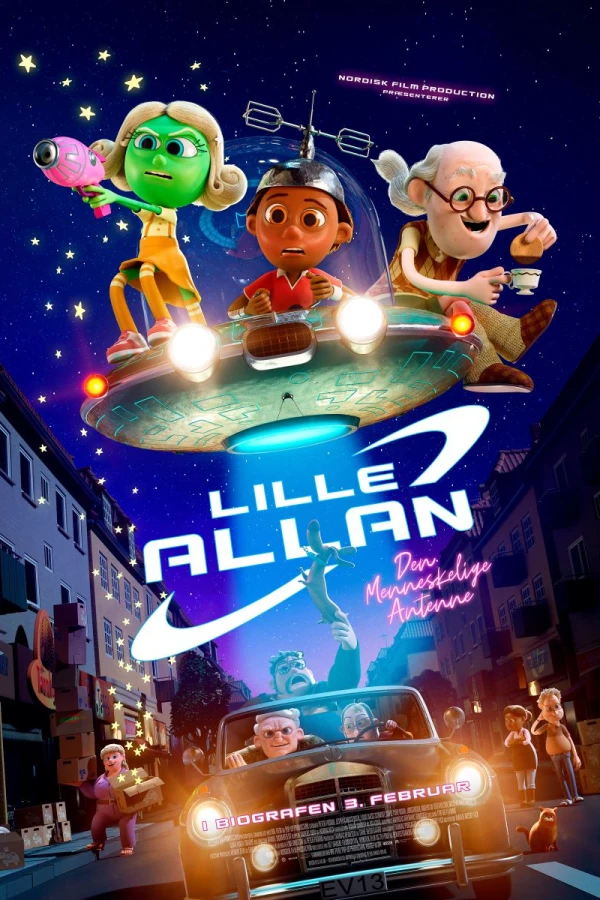 Lit tle Allan - The Human Antenna Poster